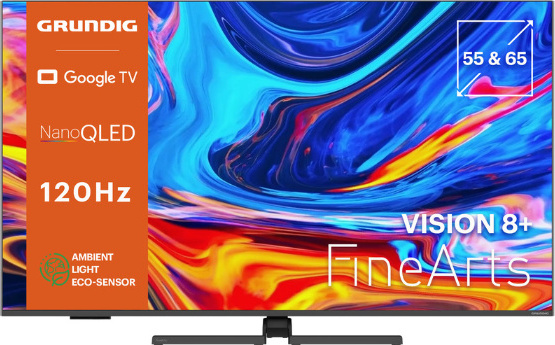 Grundig FineArts 65 CQA 8490 London 65 Zoll QLED TV 4k Fernseher CQ7T00