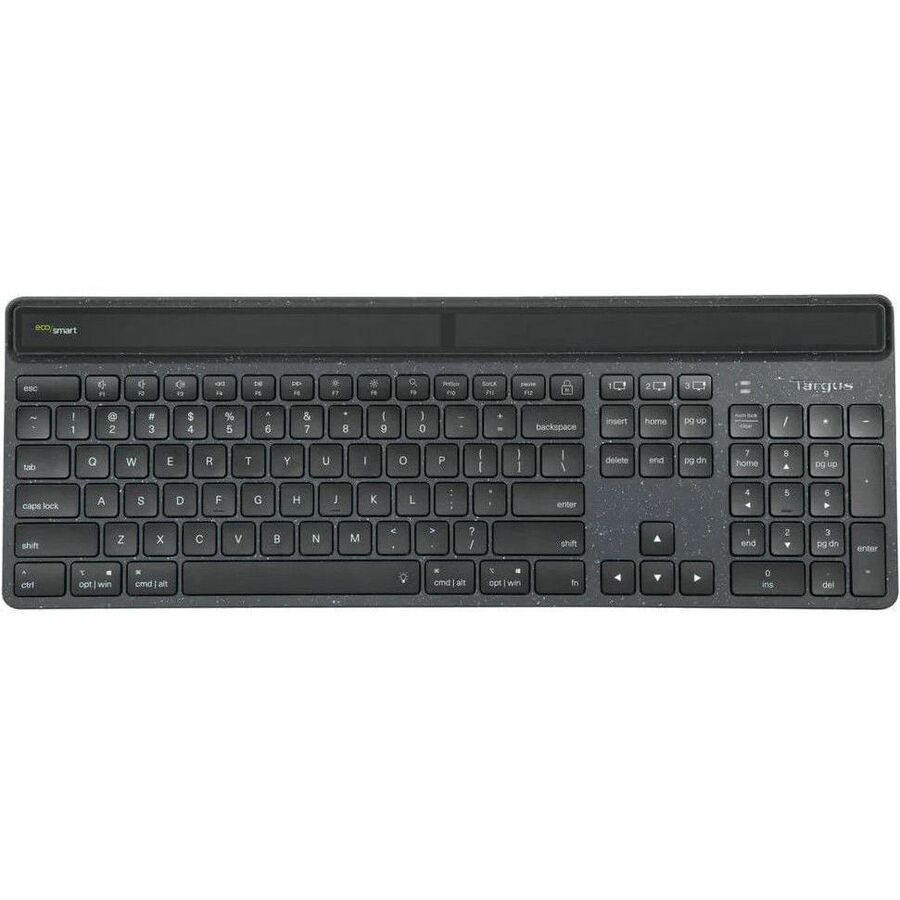 TARGUS Targus Nachhaltige Energiegewinnung EcoSmart Tastatur Bluetooth QWERTY Nordic Black AKB868NO