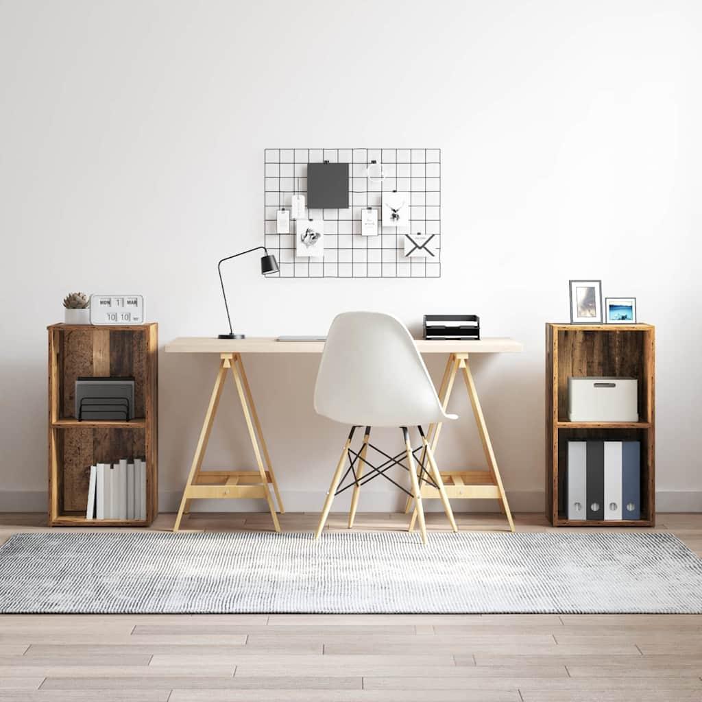 vidaXL TV-Schrank-Set 2 pcs Altholz 37 x 35 x 107 cm Holzwerkstoff, TV-Schränke Design Möbel Neu XM0000408791