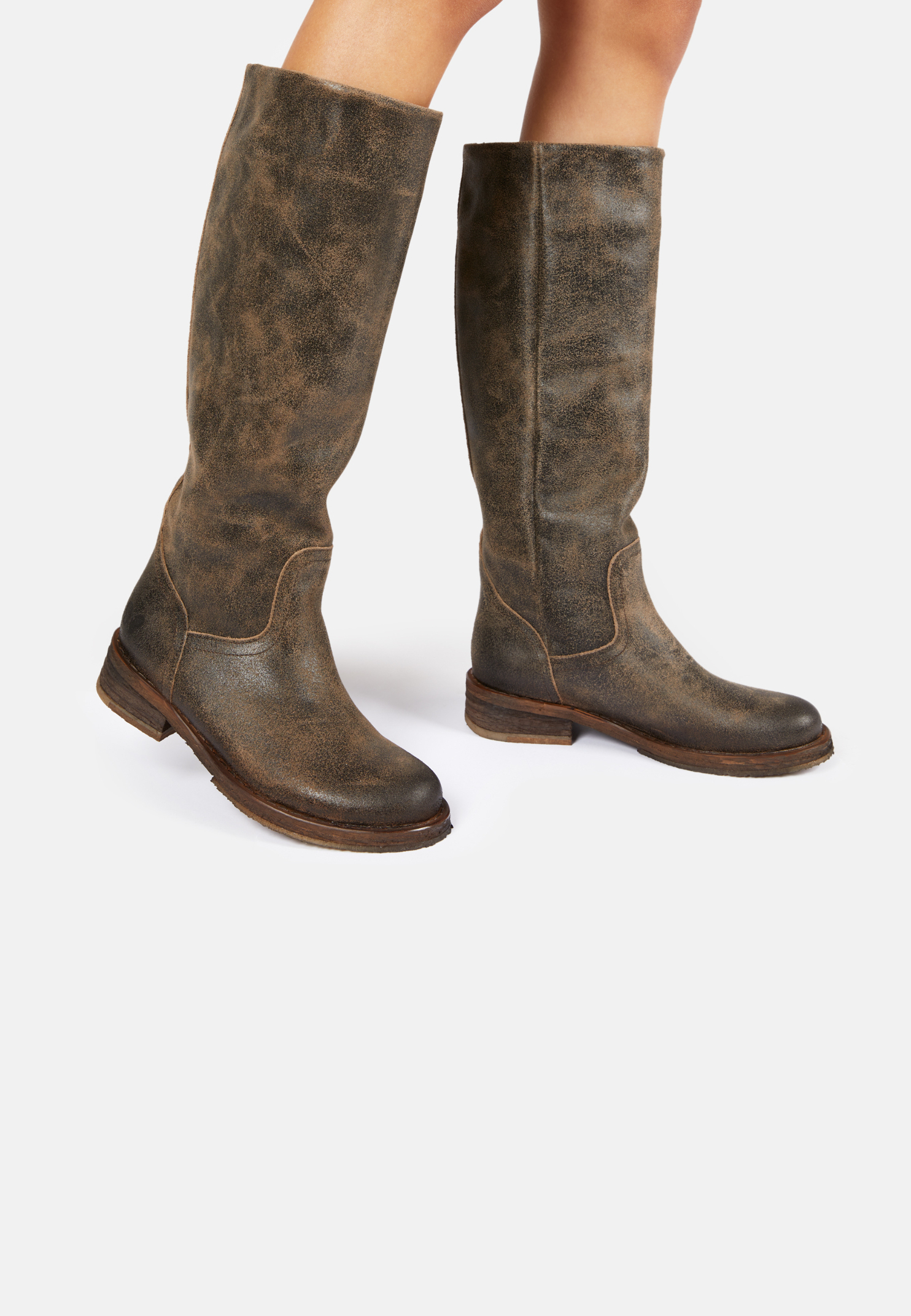 Felmini Cooper A712 Bikerstiefel aus Leder mit rutschfester Sohle und Vintage-Lederverarbeitung COOPER A712 021_41