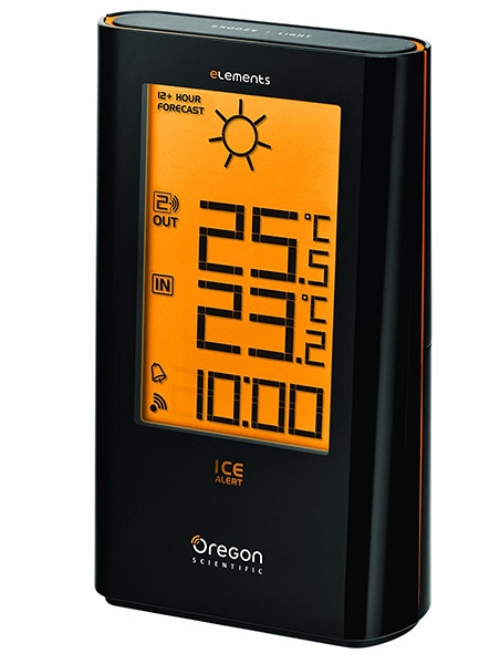 Oregon Scientific EW 93, Schwarz, Weiß, Innen-Thermometer, Außen-Thermometer, Thermometer, Thermometer, -5 - 50 °C, 23 - 122 °F EW93