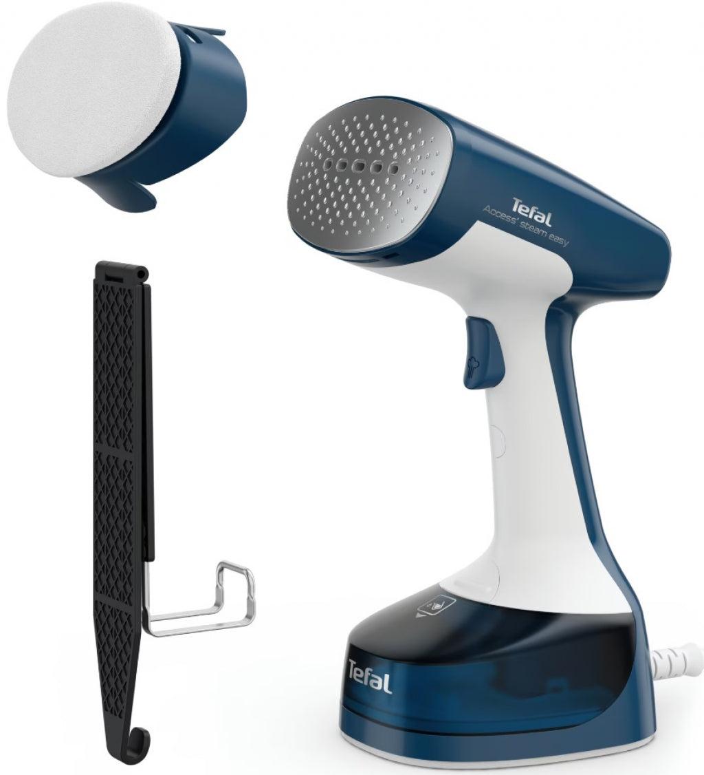Tefal Access Steam Easy DT7130, Ručný parný čistič, 0,15 L, 0,25 min, Modrá, Biela, Tlačidlá, Ručný spínač
