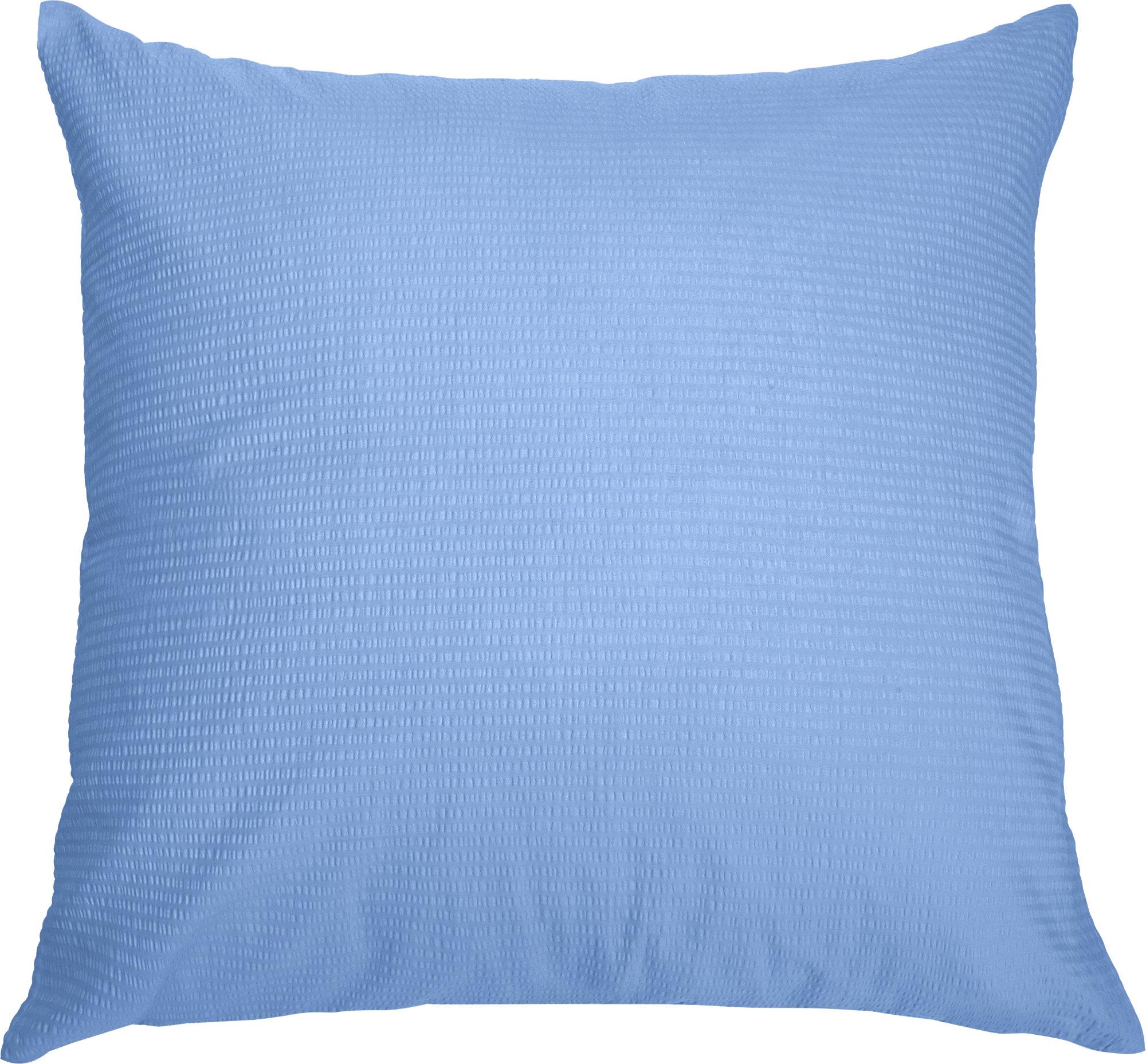 Erwin Müller Kissenbezug Wertingen" blau 80x80 cm"
