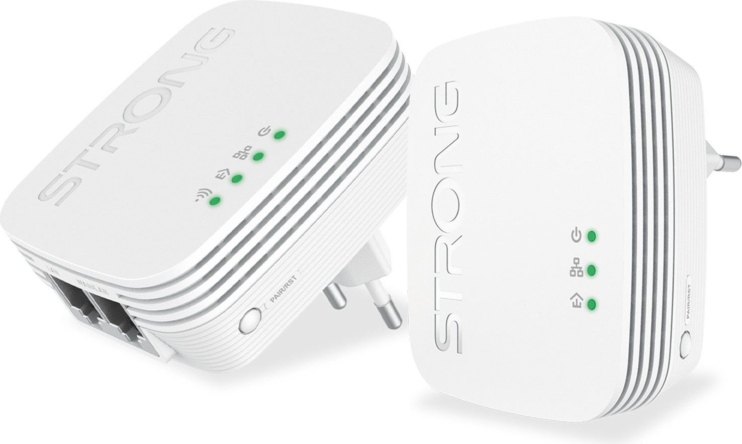 Strong Powerline Mini Wi-Fi 600 2er-Pack Netzwerk-Produkte POWERLWF600DUOMINI