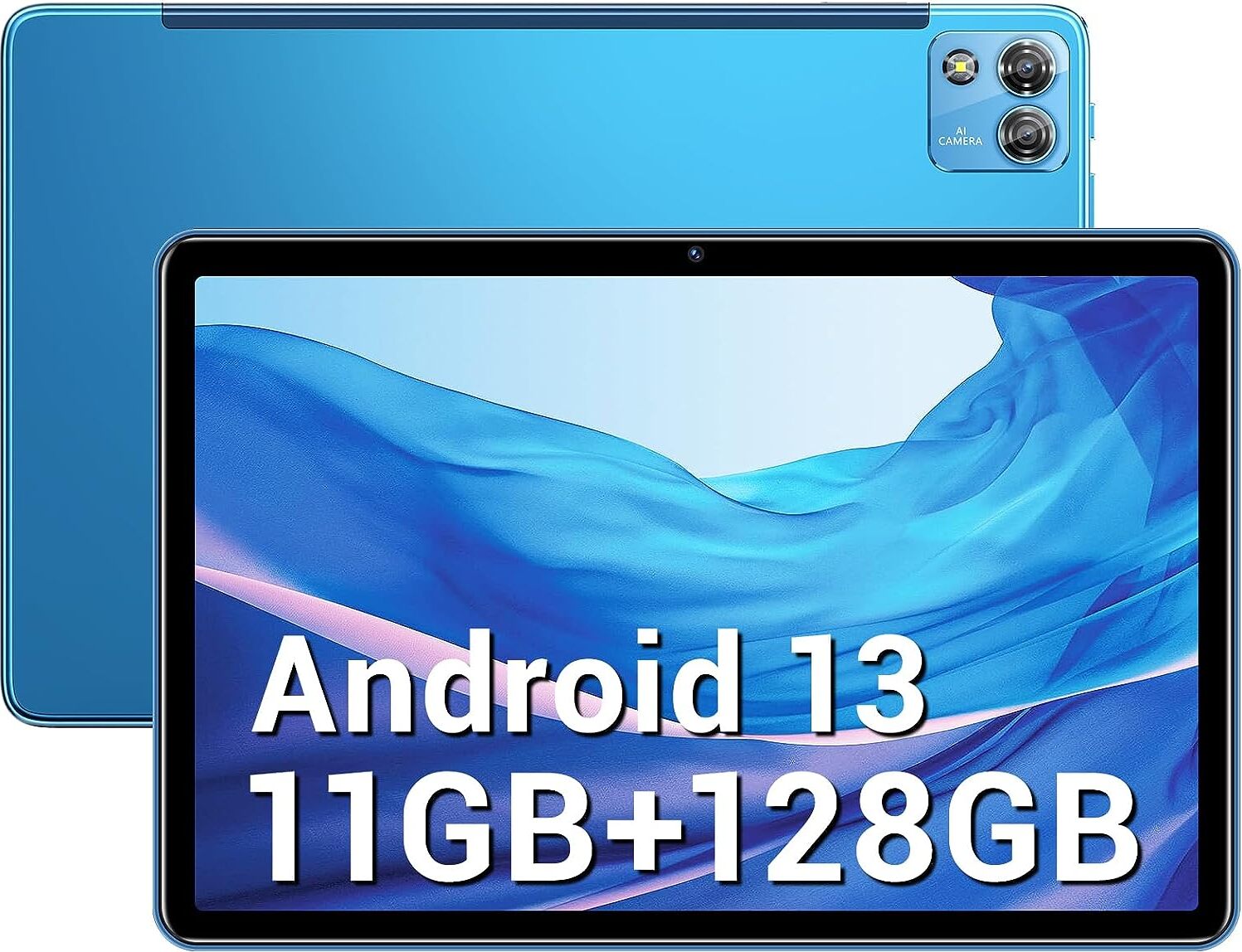 DOOGEE T10S Tablet Android 13, 10.1 Zoll Gaming Tablet PC, 11GB RAM+128GB ROM (1TB TF) 6600mAh, 1920x1200 FHD, 8MP+5MP, Widevine L1, Octa-Core, 4G LTE/ 5G WiFi/ BT5.0/ OTG/GPS, čierny