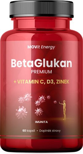 MOVit Energy MOVit Beta-Glucan 350 mg + Vitamin C, D3, Zink PREMIUM