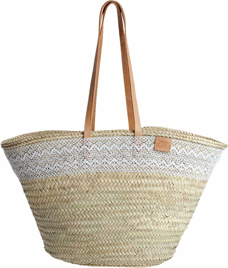 Damen Handtasche EDM Cala 55 x 35 cm Spitze S7922592