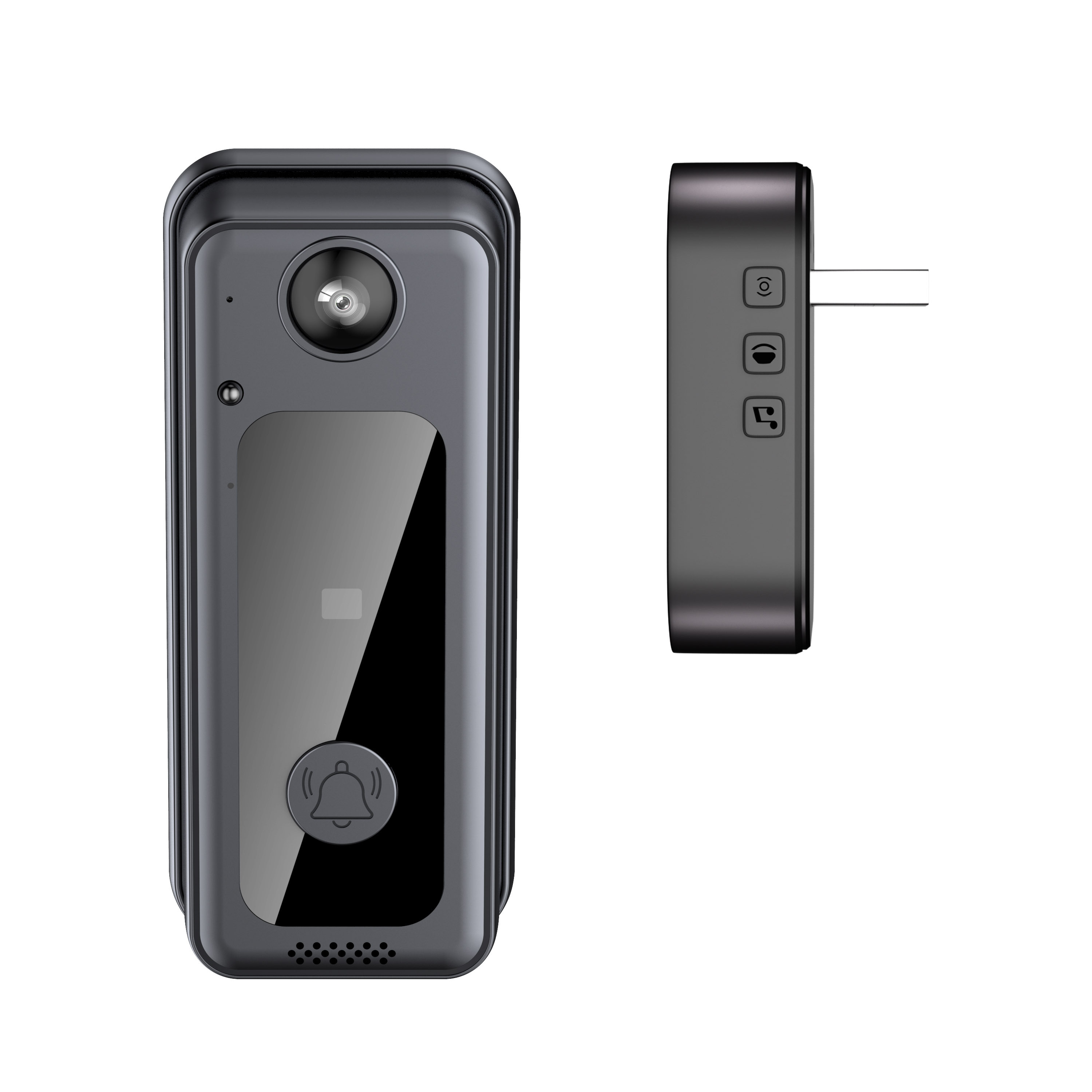 X4-LIFE WiFi Video-Türklingel mit Stimmveränderungsfunktion, 2-3 Monate Laufzeit, 10,6 x 4,5 x 2,4 cm 702109