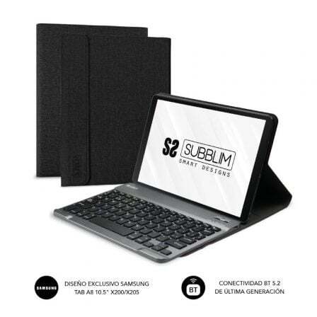 Zásuvka s Teclado Subblim KeyTab Pro BT pre tablety Samsung Galaxy A8 X200/205/ Negra