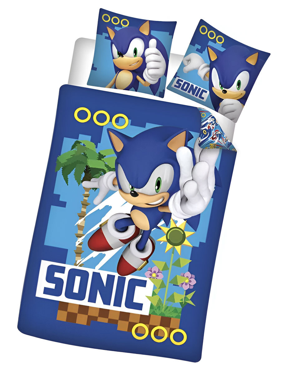 Excellent Wendebettwäscheset 140x200 cm - Sonic/Coin Hunt