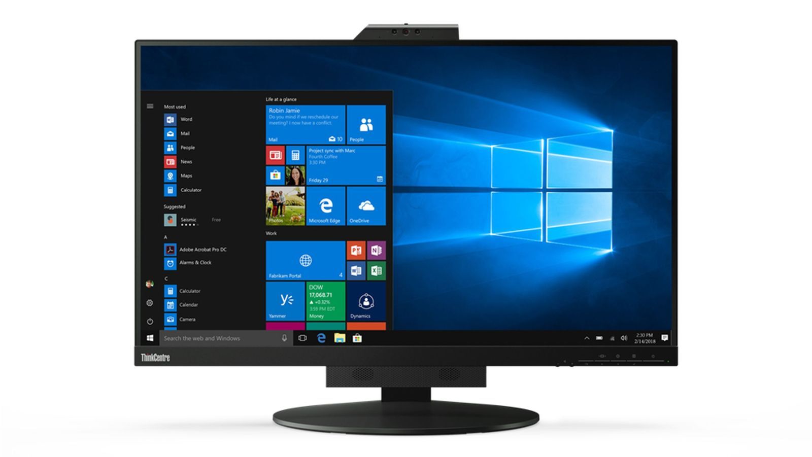 Lenovo 11JHRAT1EU Lenovo ThinkCentre TiO 27 (27") 2560x1440 DP WEBCAM