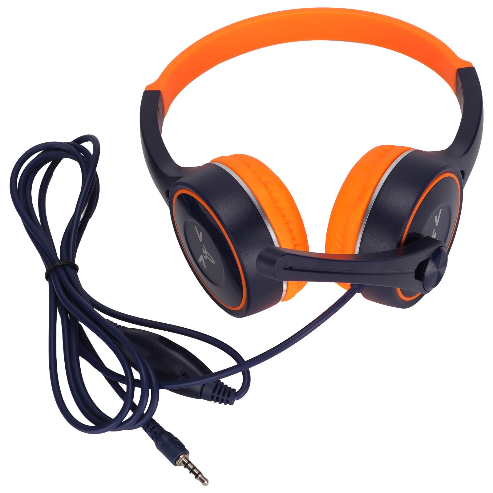 Detské slúchadlá s 3,5 mm jack konektorom - skladacie, s redukciou šumu, pohodlné, s portom na zdieľanie pre smartfóny