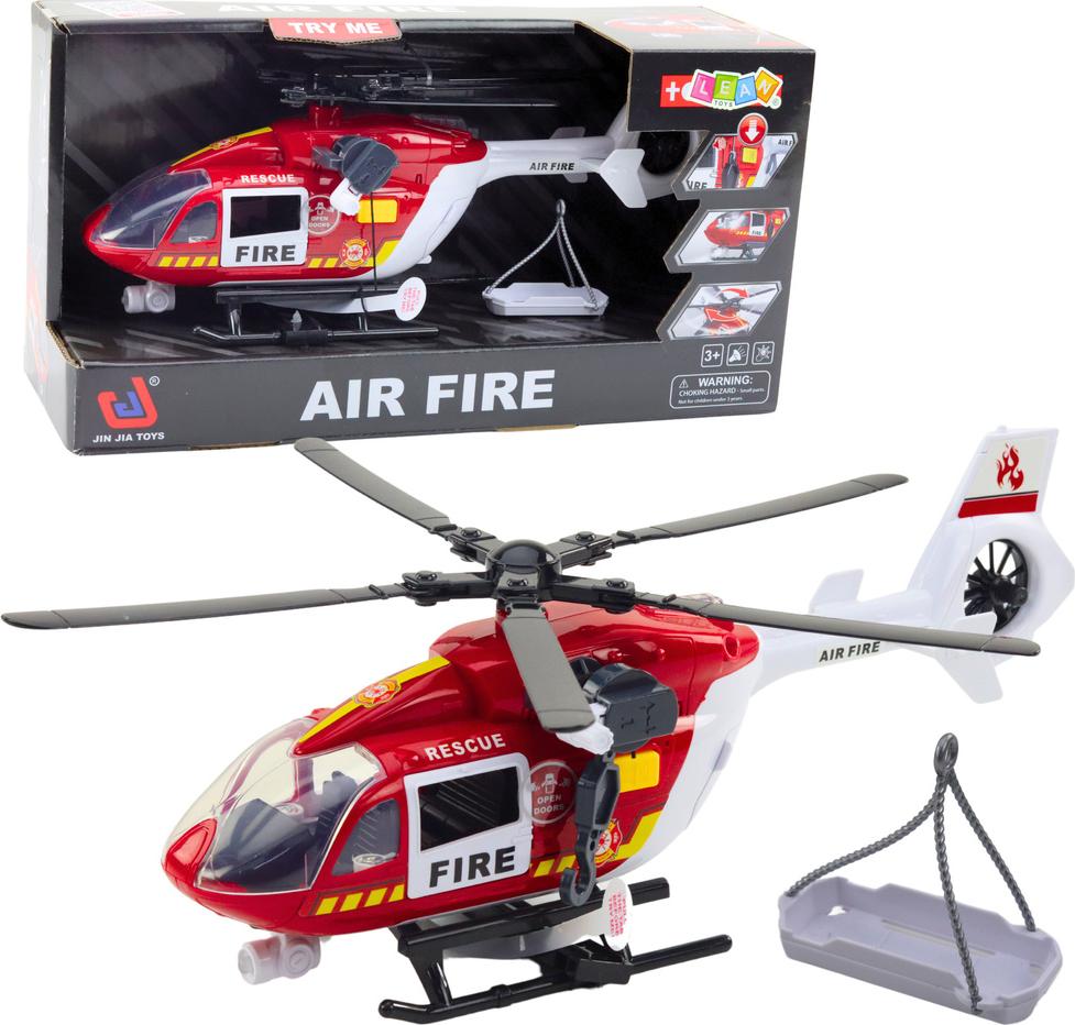 Lean Feuerwehr Hubschrauber Haken Bahre Lichter Sounds 1:14