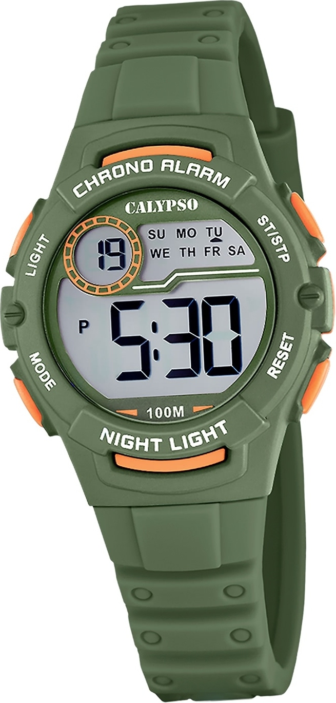 Calypso Kautschuk Jugend Kinder Uhr Digital Fashion Armbanduhr grün D2UK5852/4