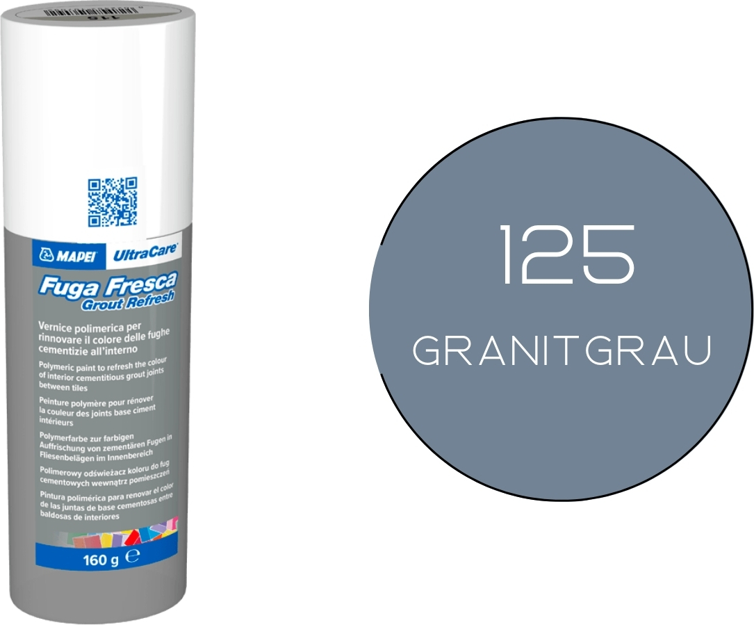 MAPEI® ULTRACARE Fuga Fresca 125 granitgrau 160 g Fugensanierfarbe zum Auffrischen der Fugenfarbe