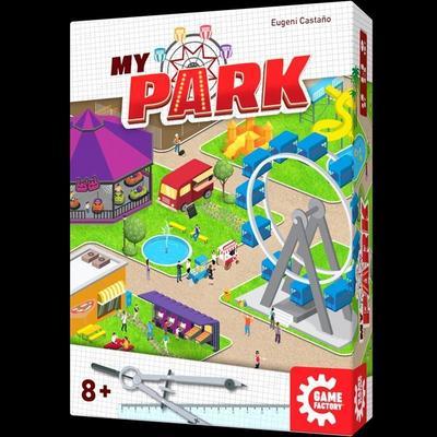 Game Factory My Park Brettspiel: Taktisches Draften & Attraktionen platzieren, 2-5 Spieler, ca. 30 Min.