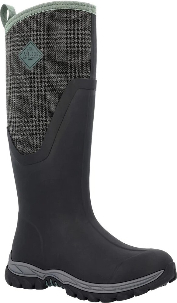 Muck Boots - Dámske gumáky "Arctic Sport II", check FS10468 (43,5 EU) (Black)