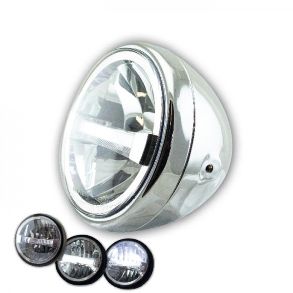 4U-Onlinehandel LED-Scheinwerfer Vigor 7 klar chrom 2.018.111