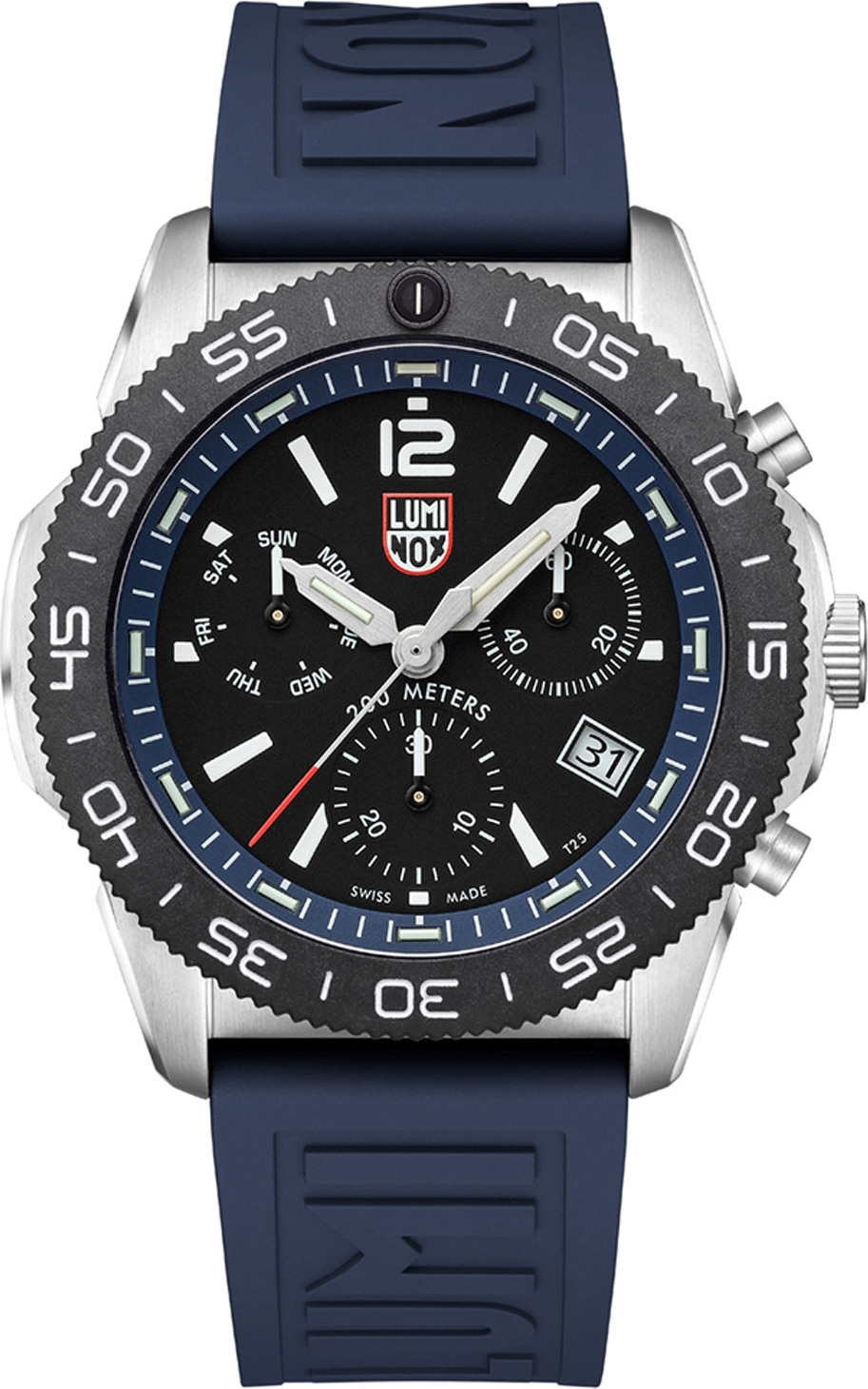 Potápačské hodinky Luminox XS.3143.SET Chrono Pacific Diver Blue/Black s 2 remienkami
