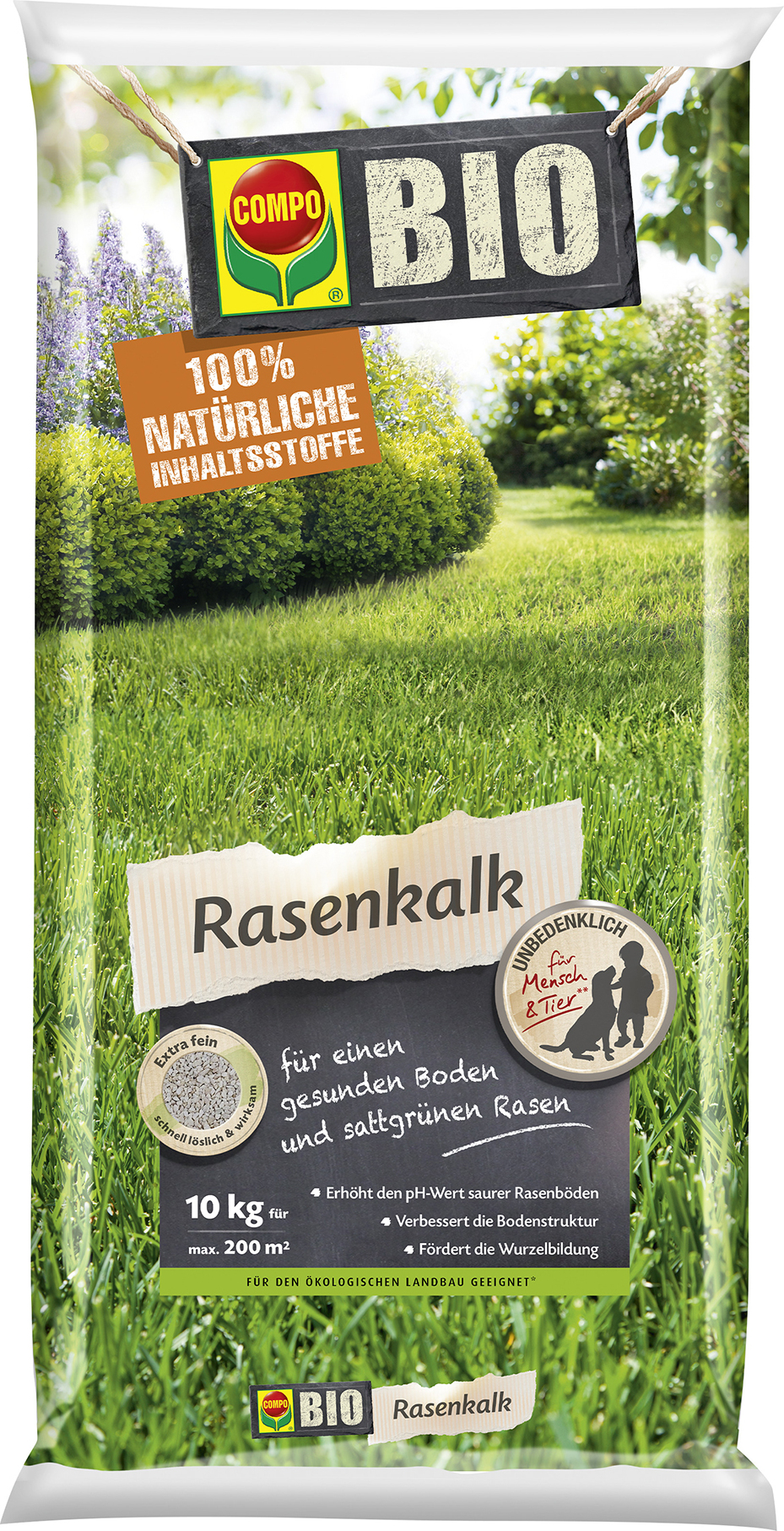 COMPO Rasenkalk - 10 kg für ca. 100 m² 25704