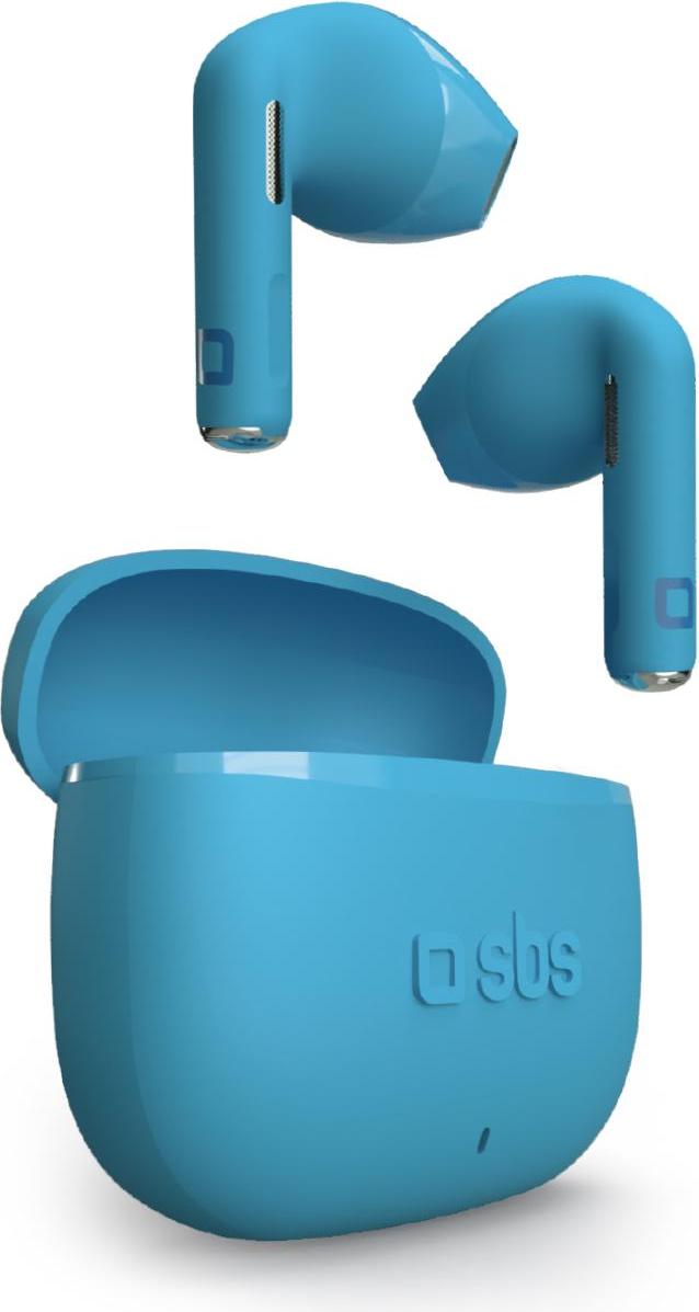 SBS Go Pods, True Wireless Stereo (TWS), Hovor / hudba, 20 - 20000 Hz, 50 g, Slúchadlá s mikrofónom, Modrá