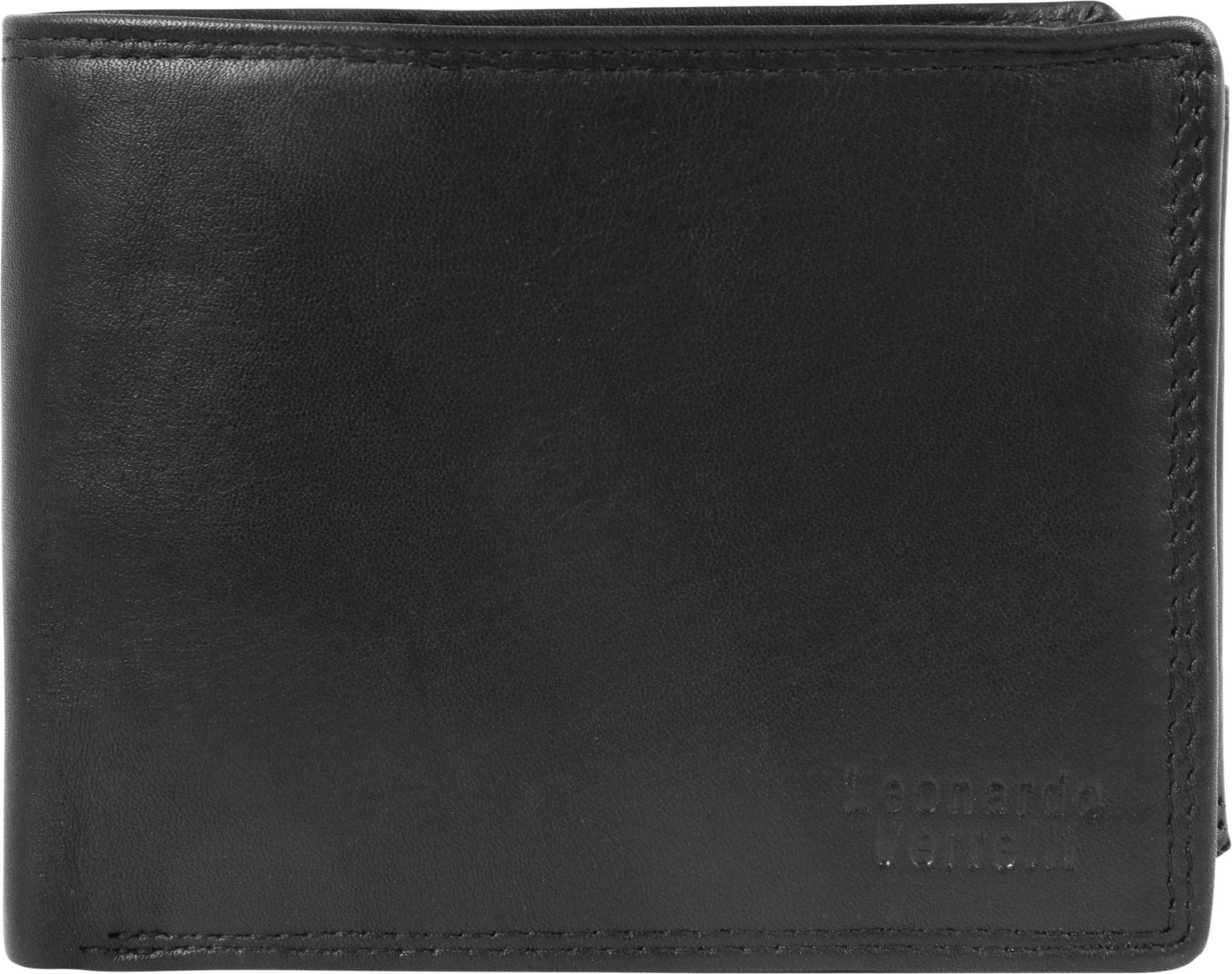 Leonardo Verrelli Herren Geldbörse aus Echtleder mit RFID-Schutz