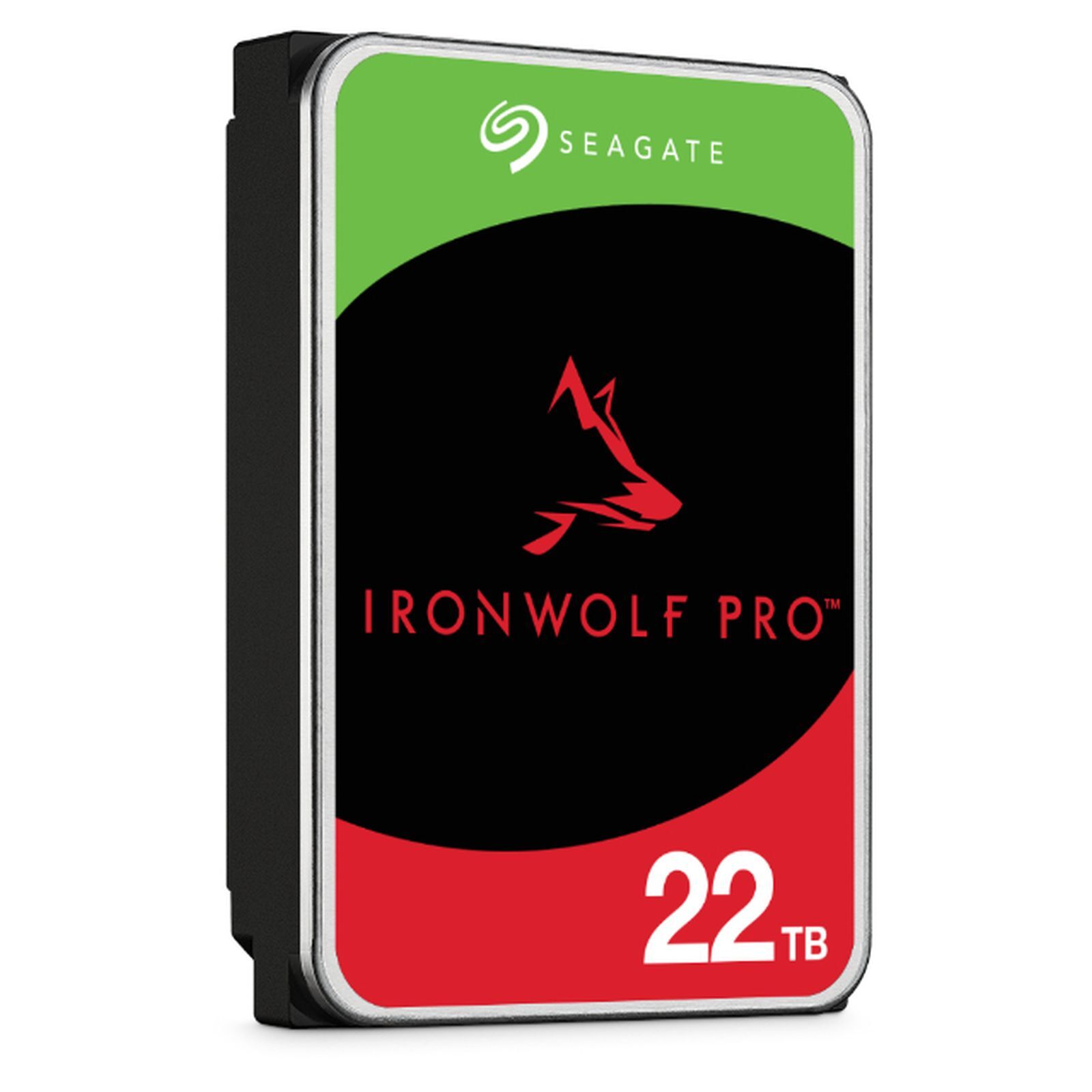 Disque Dur NAS Seagate IronWolf Pro 22 To - 3,5", 7200 Tr/min, 256 Mo Cache, SATA 6 Go/s - Reconditionné - 8