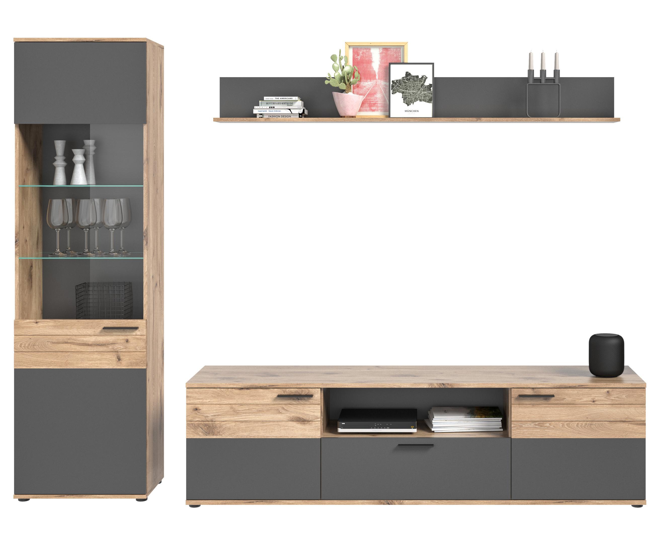 ebuy24 Mason Regalsystem Eiche Nachbildung. 61-X12B8W04