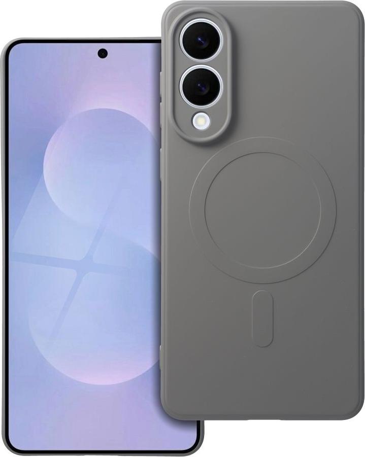 SILIKÓNOVÝ KOV na mobilný telefón kompatibilný s MagSafe vhodný pre SAMSUNG S25 Edge čierny