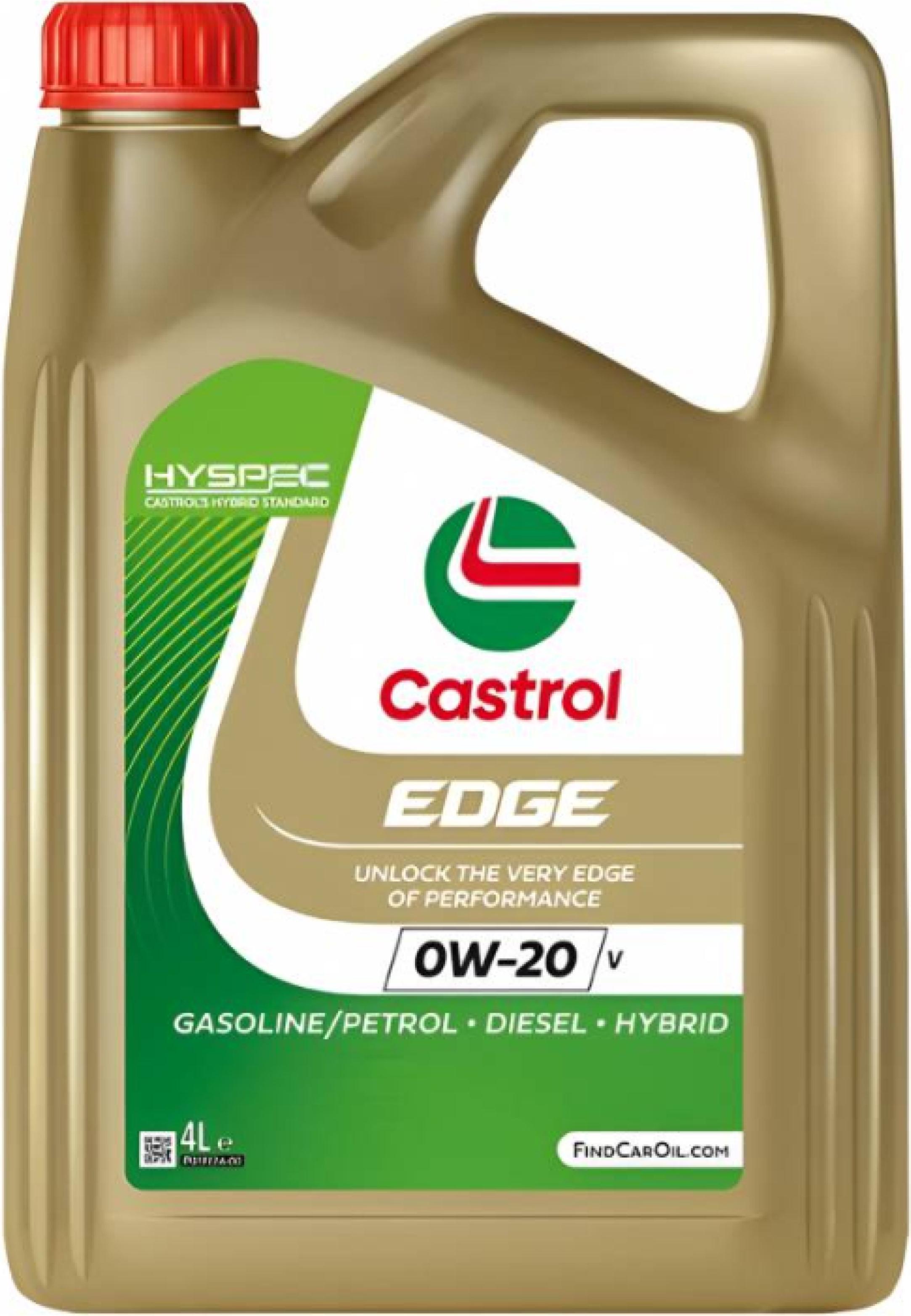 Castrol EDGE Benzin-Diesel-Hybrid-Motorenöl 0W20 4 L 469590