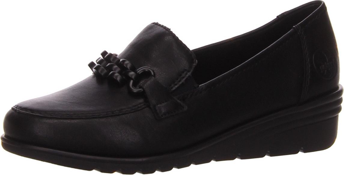 Rieker Damen Slipper 40922-37, 40922-38, 40922-39, 40922-40, 40922-41, 40922-42, 40922-43 RIE-L5361 schwarz 43 L5361-00
