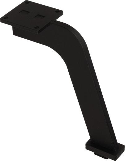 GAMET NS36-Bein, strukturiert schwarz, 120 mm