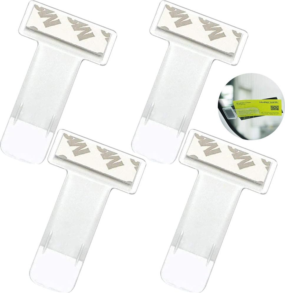 Crrynuo Parkscheinhalter, 4 Stück Transparente Auto Windschutzscheiben-Tickethalter Selbstklebende Tickets Clips für Parkschein, Bewohnerparkausweis, Parkausweis KAU-UN-LR-CPK-PH-20250827-11