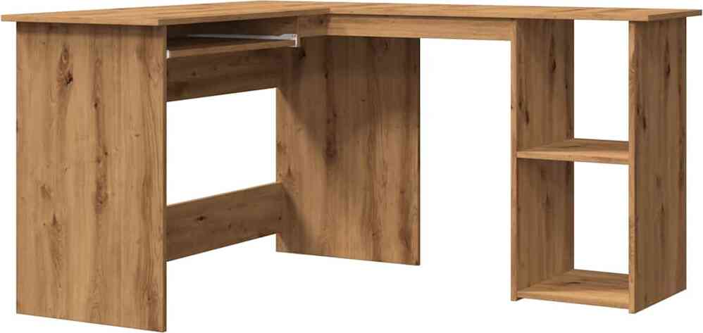 Eckschreibtisch Artisan-Eiche 120x140x75 cm Holzwerkstoff