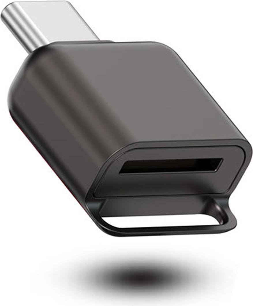 kitudaty SD-Kartenleser, USB C auf Mini-SD-Karte, Typ C auf TF-Speicherkartenleser-Adapter, USB C-Adapter für PC, Tablet, Gold K-XJA-25912-246