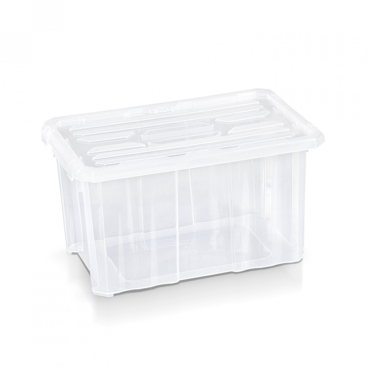Deckel 30 x 20 x 16,5 cm transparent Plastikbox Kunststoffbox Aufbewahrungsbox 