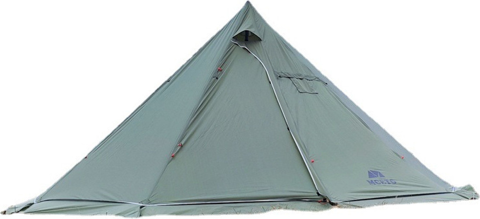 KKmoon Tipi-Warmzelt fuer 5C8 Personen mit Herd, Camping-Pyramide, Tipi-Zelt fuer Camping, Rucksackreisen, Wandern