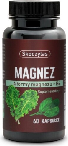 SKOCZYLAS Magnesium 4 Formen - Spinat Grünkohl Vitamin B6 MUSKELKRÄMPFE 60 Kapseln