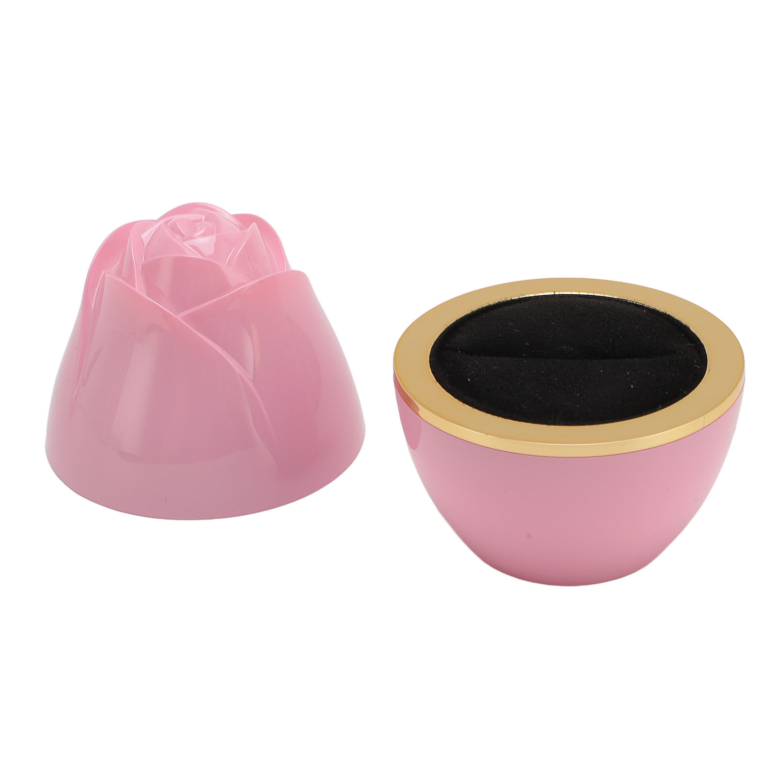 Cocosity Magnetische Rose geformt Ring Box,Roseate Rose geformt Ring Fall,Rose geformt Schmuck Display Box,Rose geformt Ring Box,Rose geformt Ring Fall,Magnetische Rose geformt Schmuck Display Box Halter