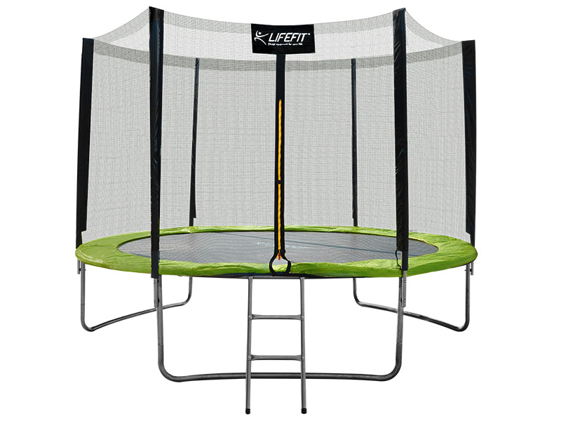 Trampolin lifefit 10' / 305cm inkl. Netz und Stufen