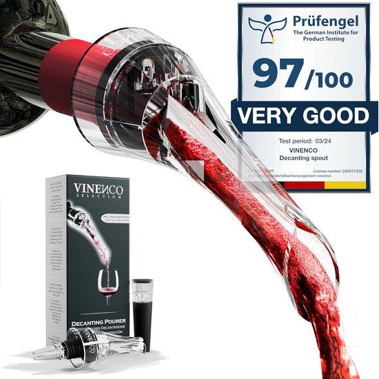 OEM Rote Wein-Entscherer mit Tröpfchenfreier Schenktülle | Doppelwandige Weinbelüfter für Perfekte Aromen 2026