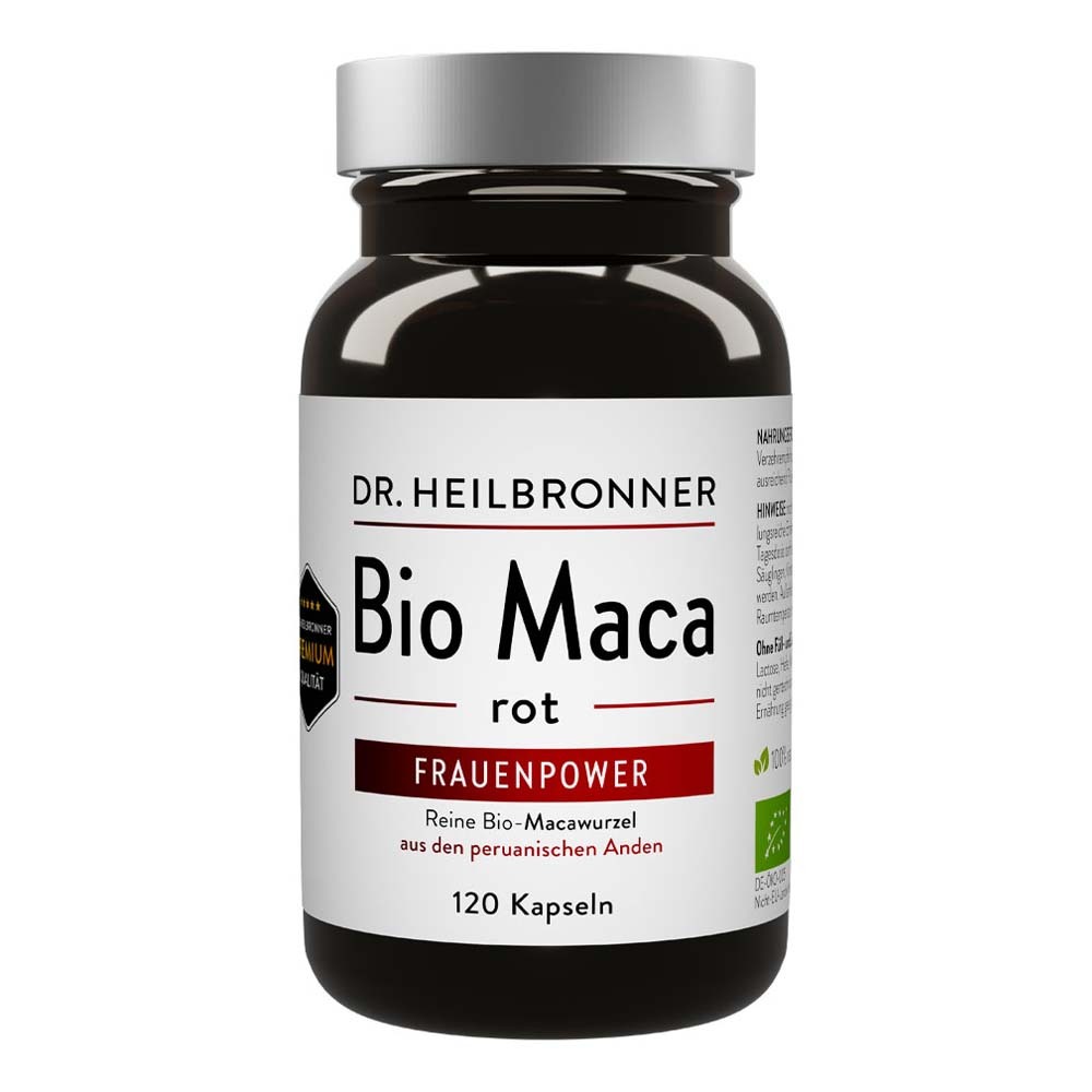 DR. HEILBRONNER Maca Rot | 120 Kapseln