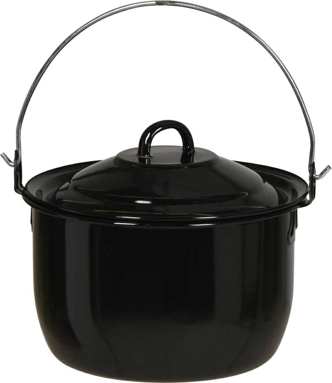 ProGarden | Gulaschkessel - Kessel - 3,8 L - Schwarz - Kochkessel - für Lagerfeuer C83504050