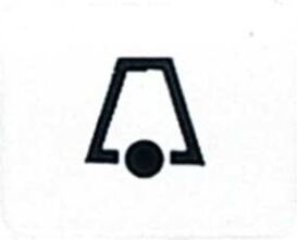 Jung 33KWW Symbole für CD 500, WG 600, AP 600