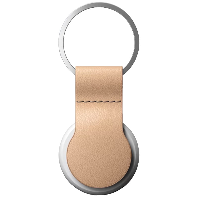 Nomad AirTag Leather Loop Natural