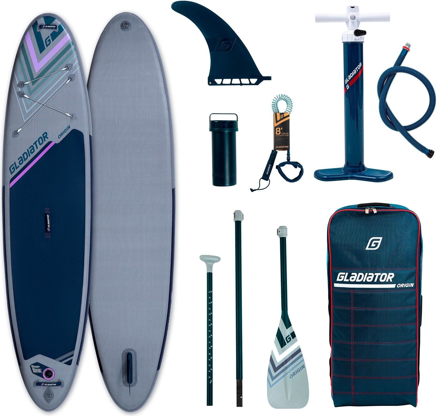 Gladiator Stand Up Paddling Board Set Origin 10'4 Allround Board