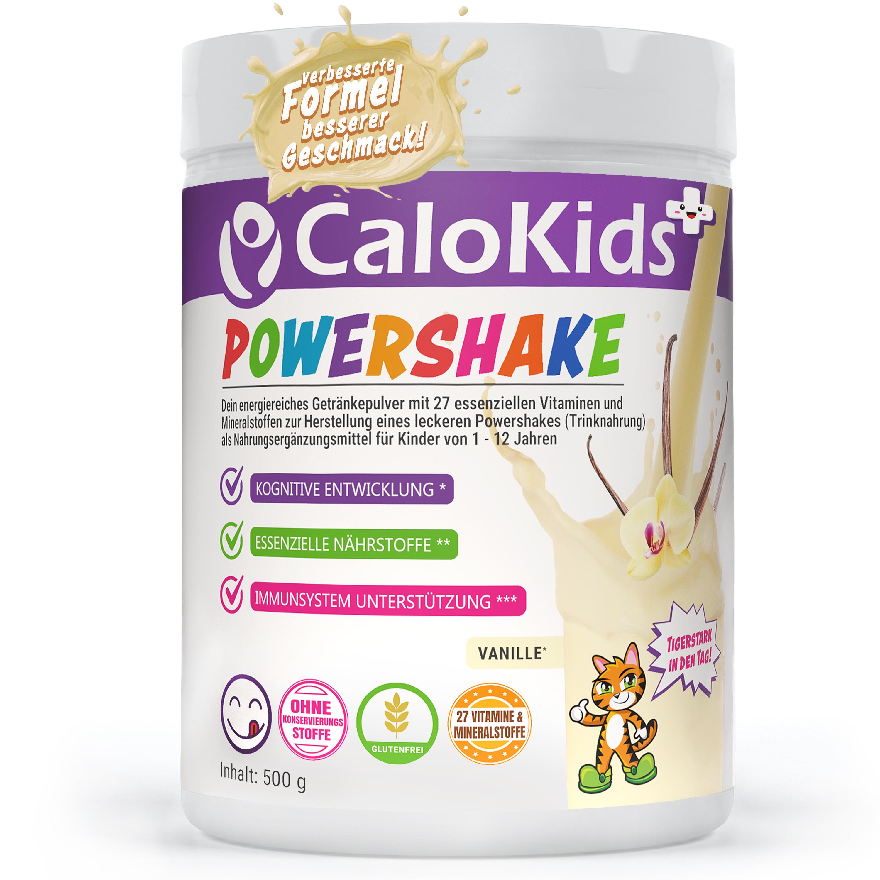 KAP3 Premium Kinder Trinknahrung CaloKids+ – Die optimale Lösung für Wachstum und Entwicklung Vanille 500g