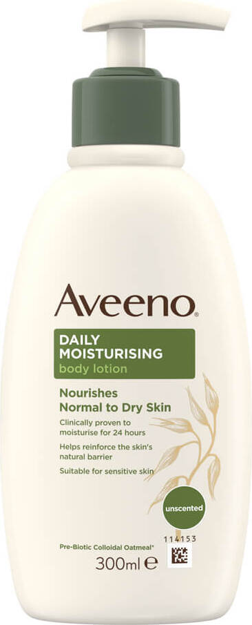 Crème Corporelle Hydratante Quotidienne Au Yaourt Et Miel Aveeno 300ml - Neuve