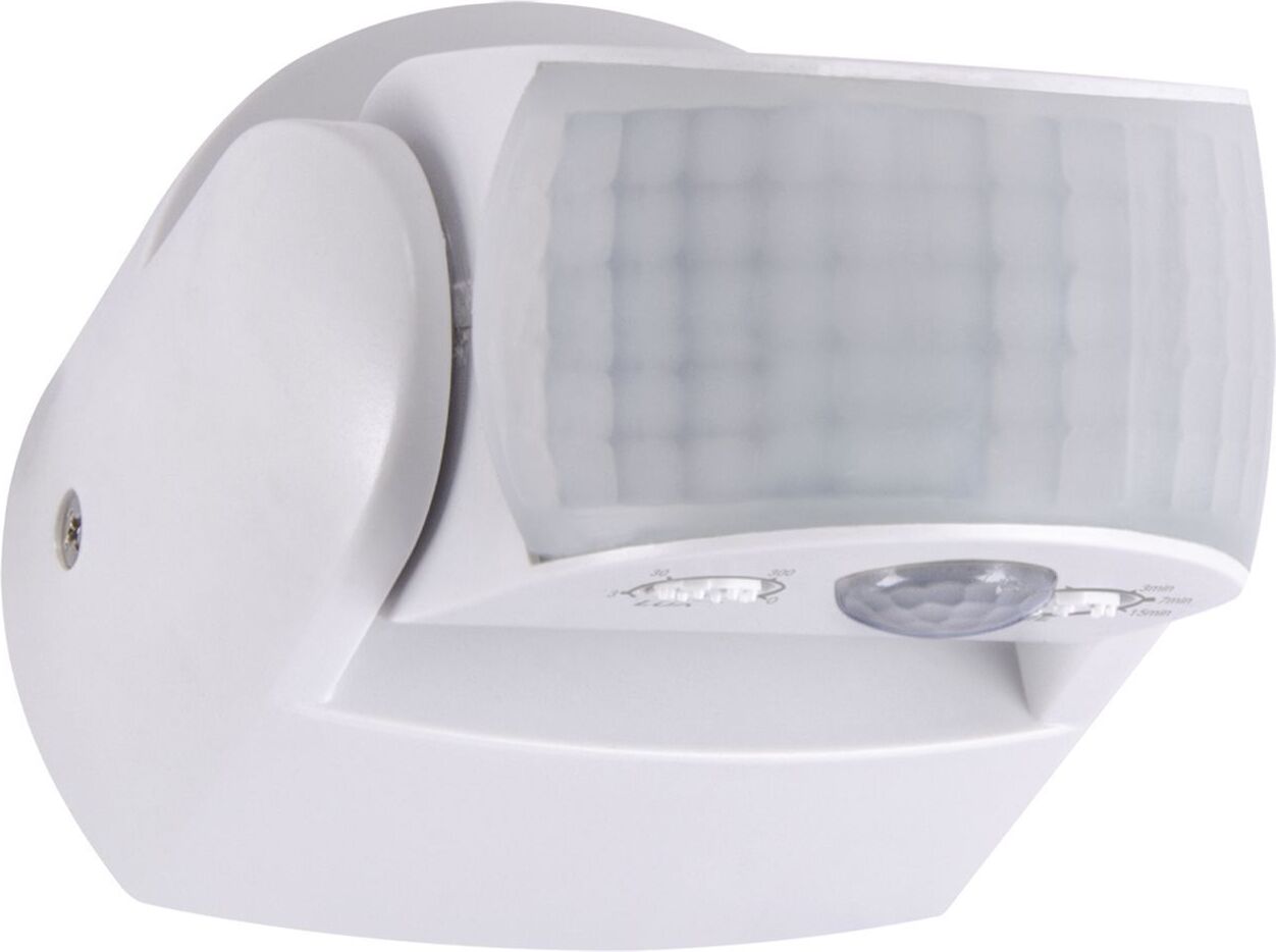 Licht-Erlebnisse Gartenbeleuchtung LED Bewegungsmelder IP65 Weiß Außenleuchte