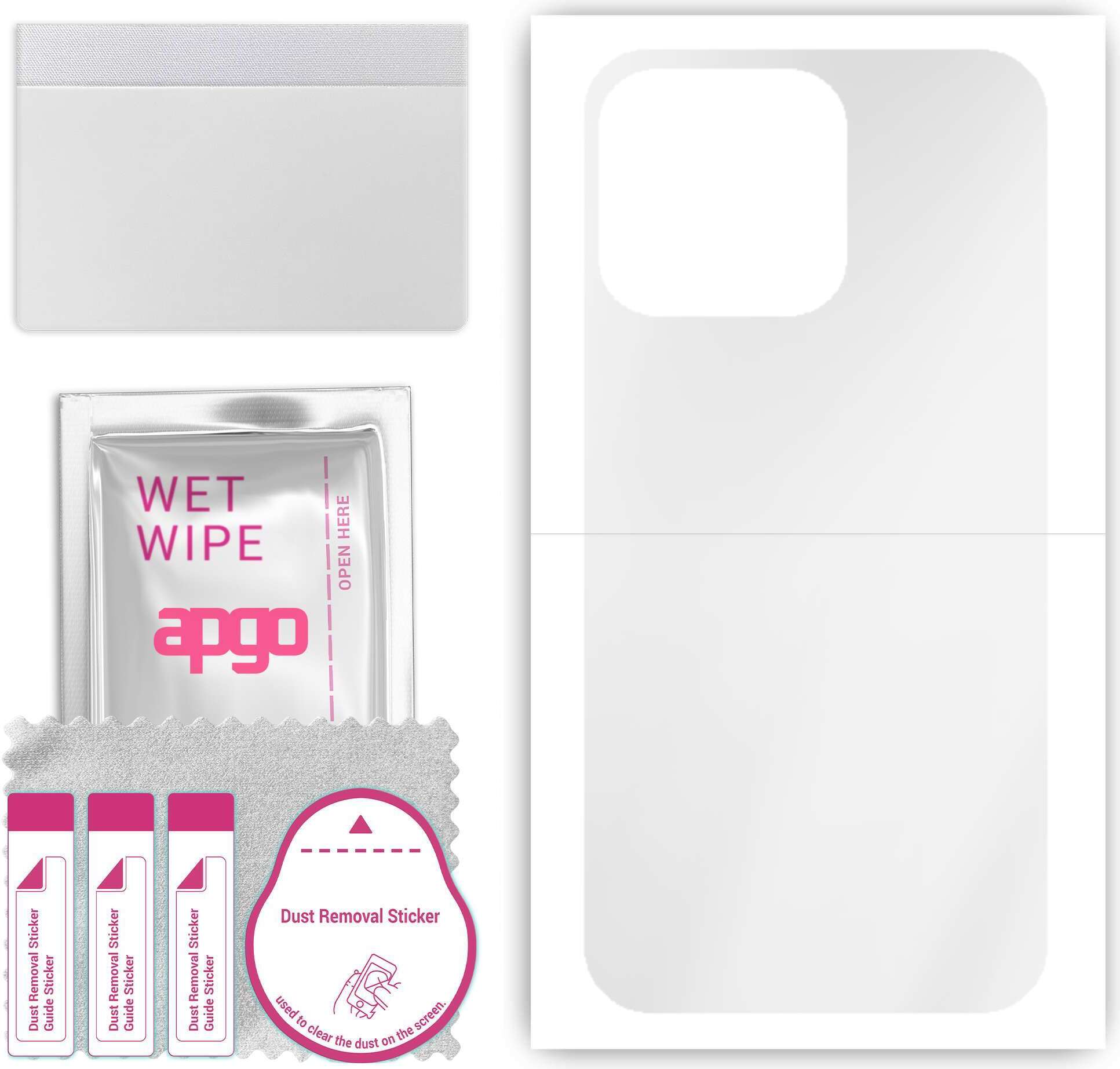 Apgo Rückseiten Folie Poco F5 - Schwarzer Carbon Skin - Kratzschutz Ohne Hülle Easy Apply